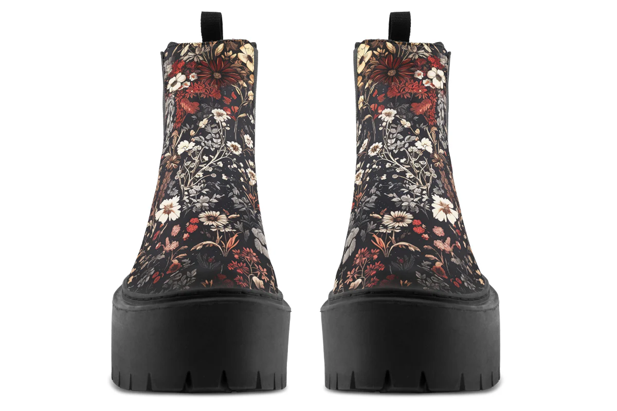 Dark Fairytale Platform Chelsea Boots - Image 7