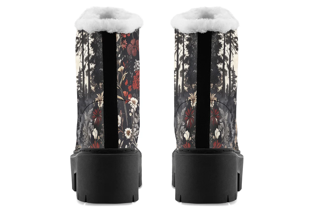 Dark Fairytale Platform Winter Boots - Image 6