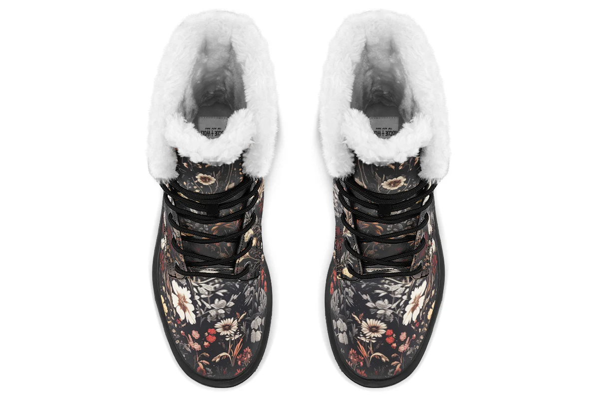 Dark Fairytale Platform Winter Boots - Image 8