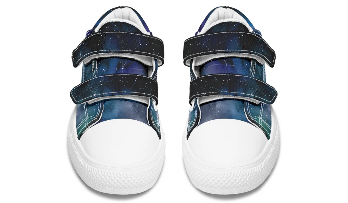 Deep Blue Kids Low Tops - Image 12