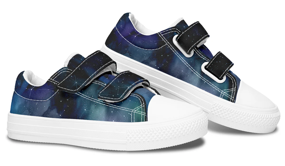 Deep Blue Kids Low Tops - Image 14