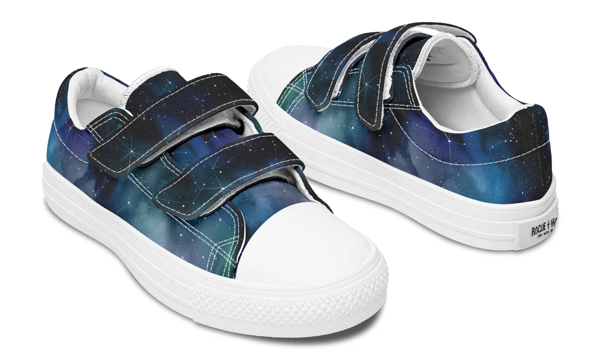 Deep Blue Kids Low Tops - Image 15