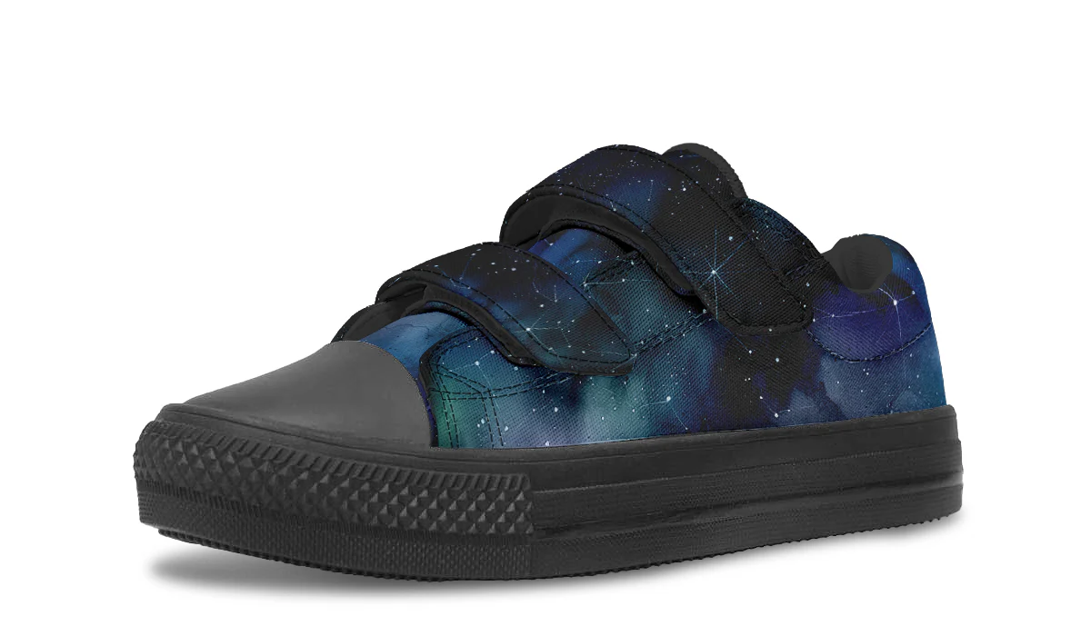 Deep Blue Kids Low Tops - Image 2