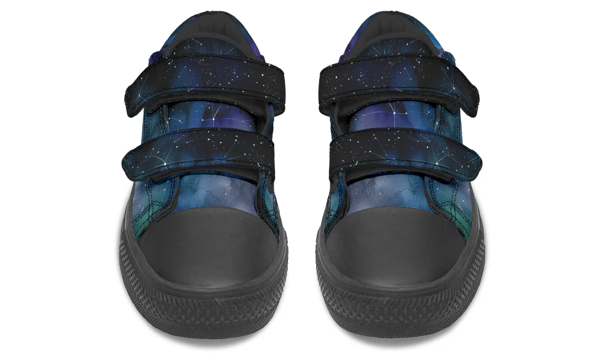 Deep Blue Kids Low Tops - Image 4