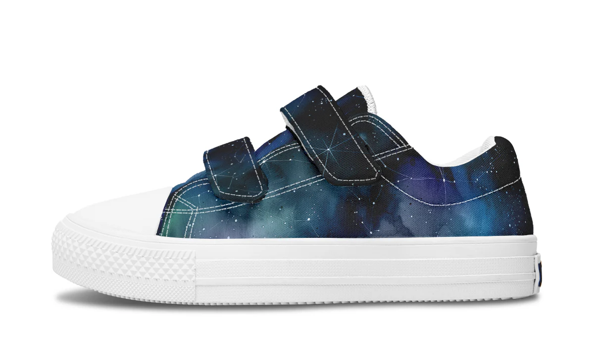 Deep Blue Kids Low Tops - Image 9