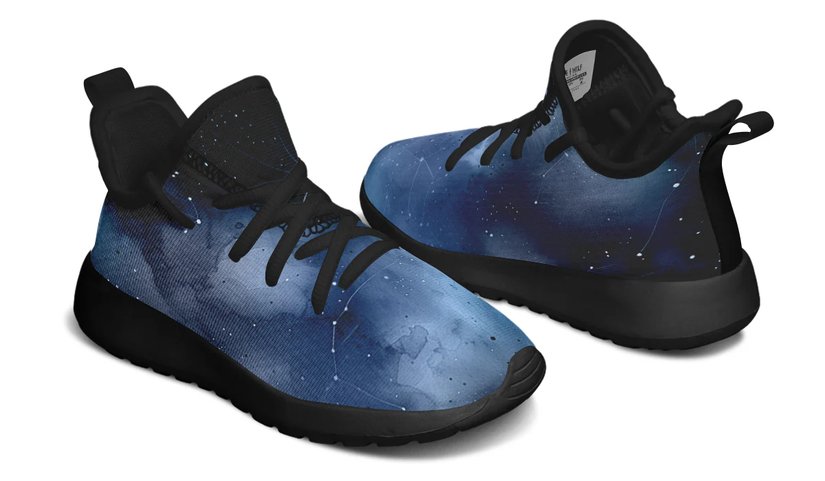 Deep Blue Kids Sneakers - Image 4