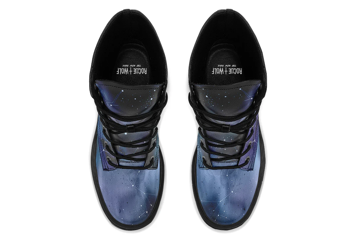 Deep Blue Platform Boots - Image 8