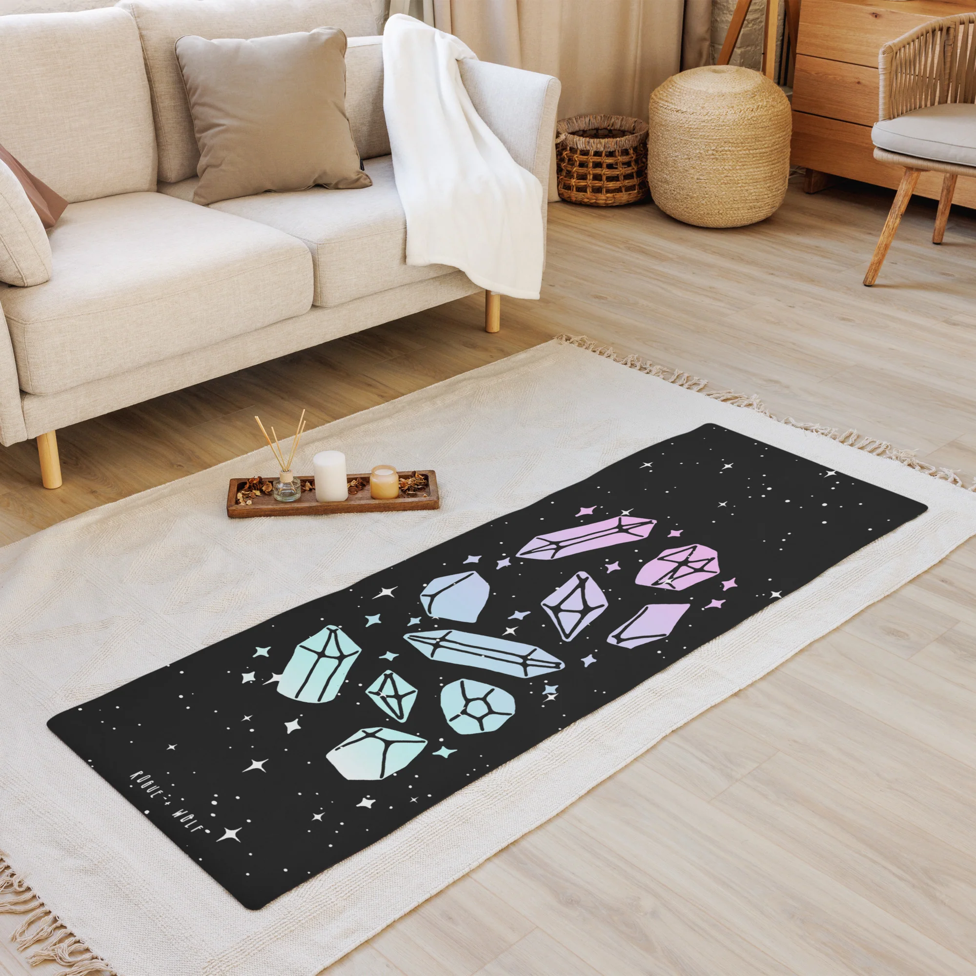 Divination Crystals Yoga Mat - Image 3