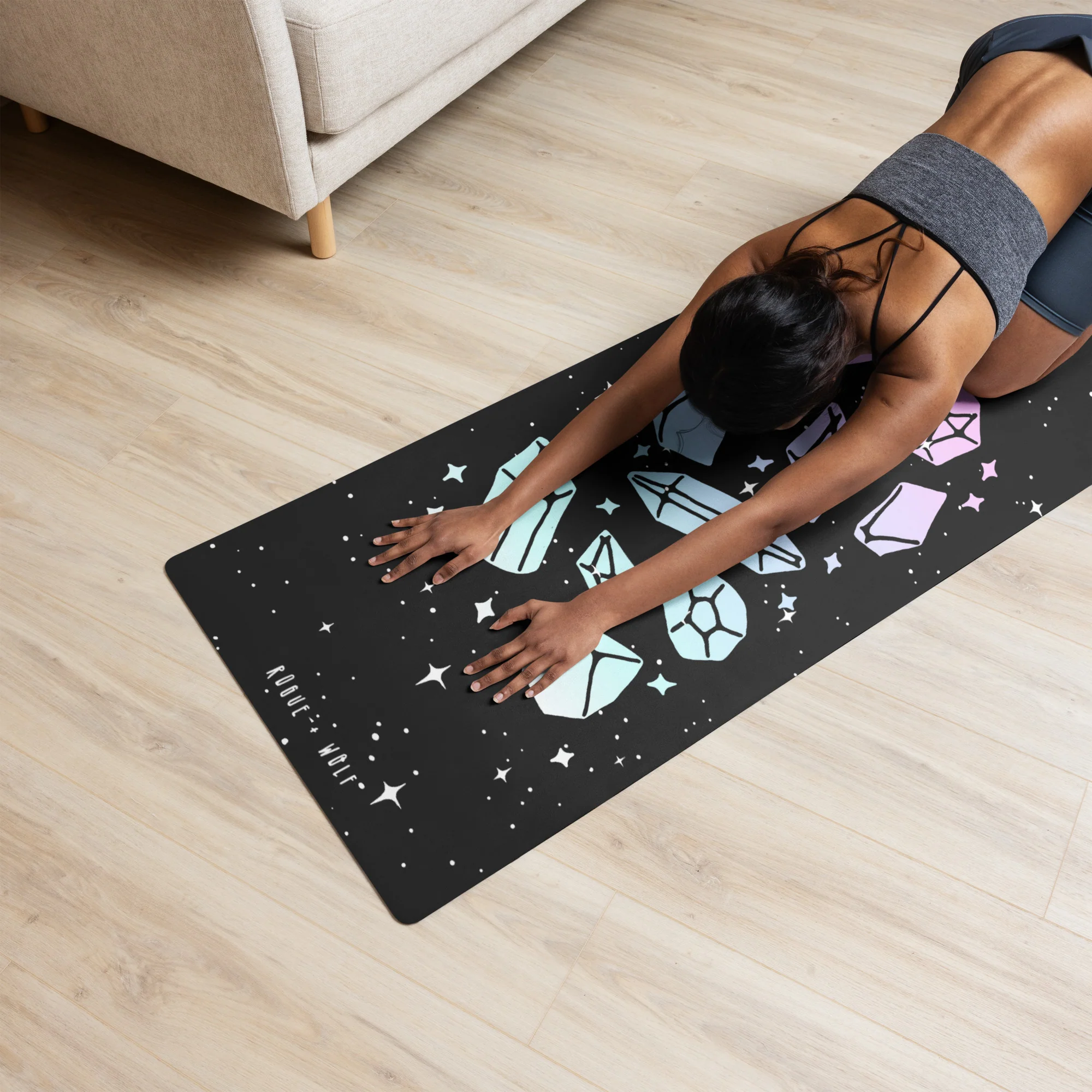 Divination Crystals Yoga Mat - Image 6