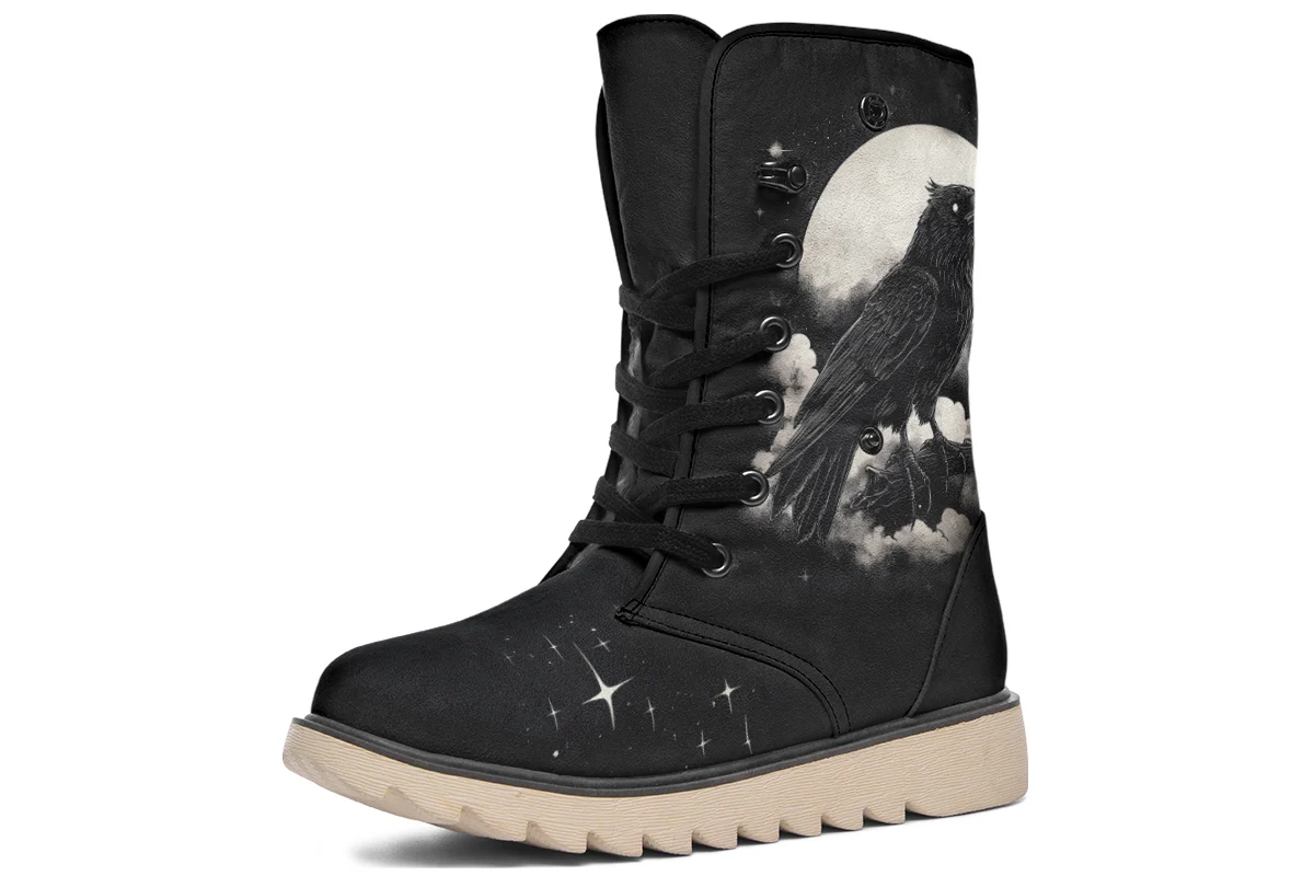 Doom Raven Fold Over Winter Boots - Image 3