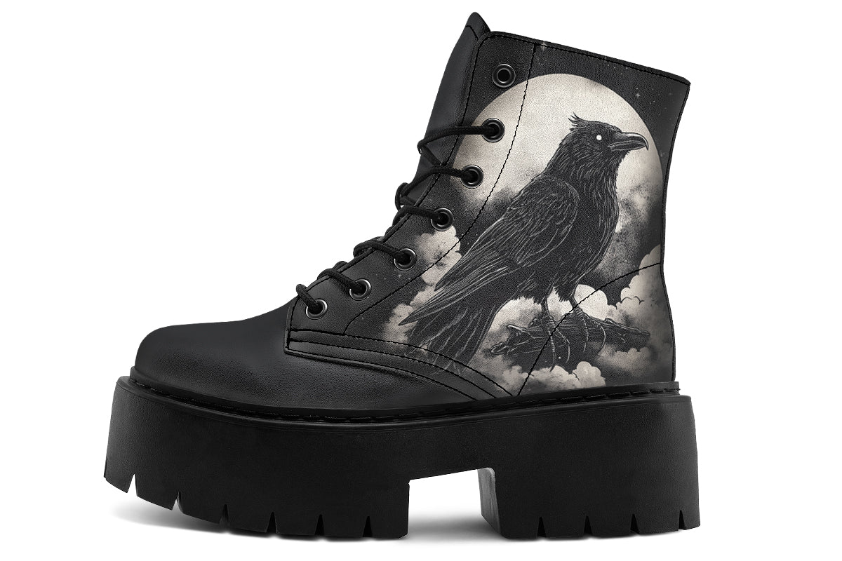 Doom Raven Platform Boots