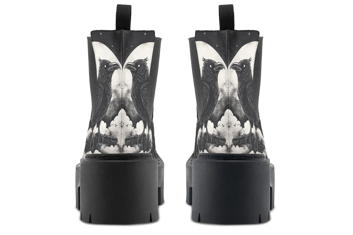 Doom Raven Platform Chelsea Boots - Image 6