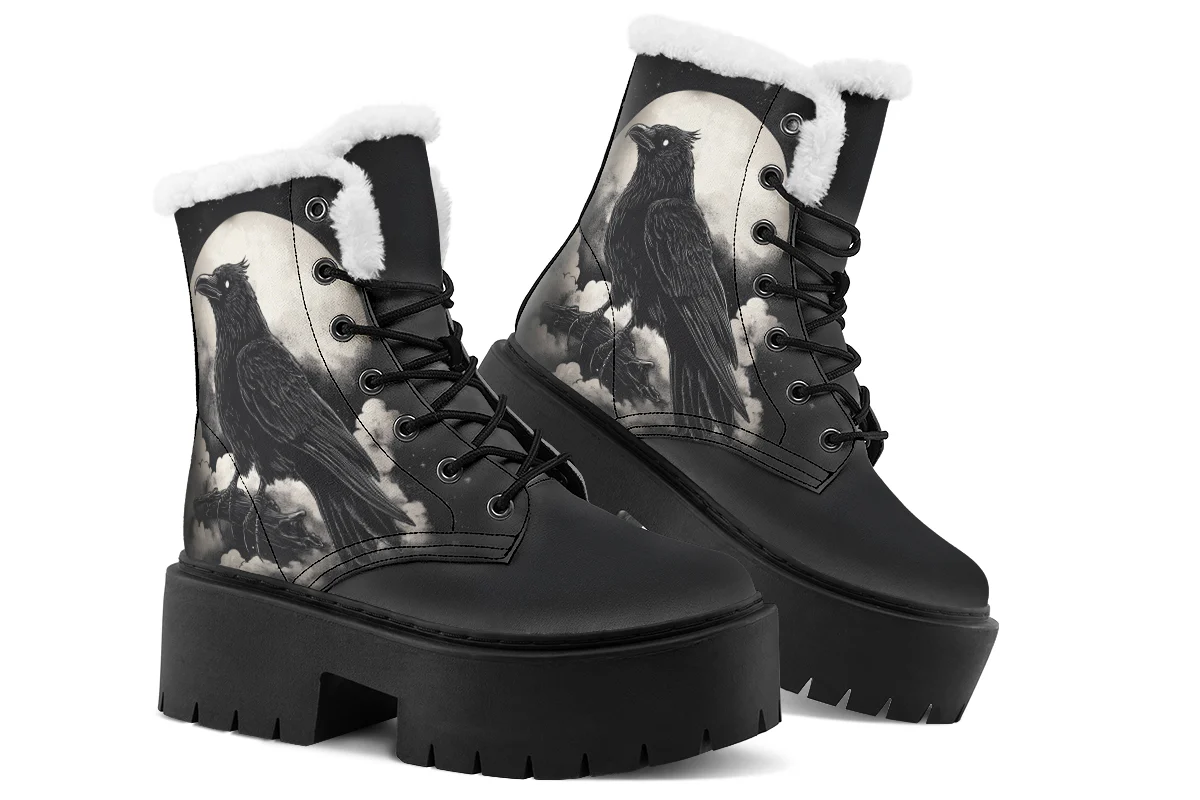 Doom Raven Platform Winter Boots - Image 5