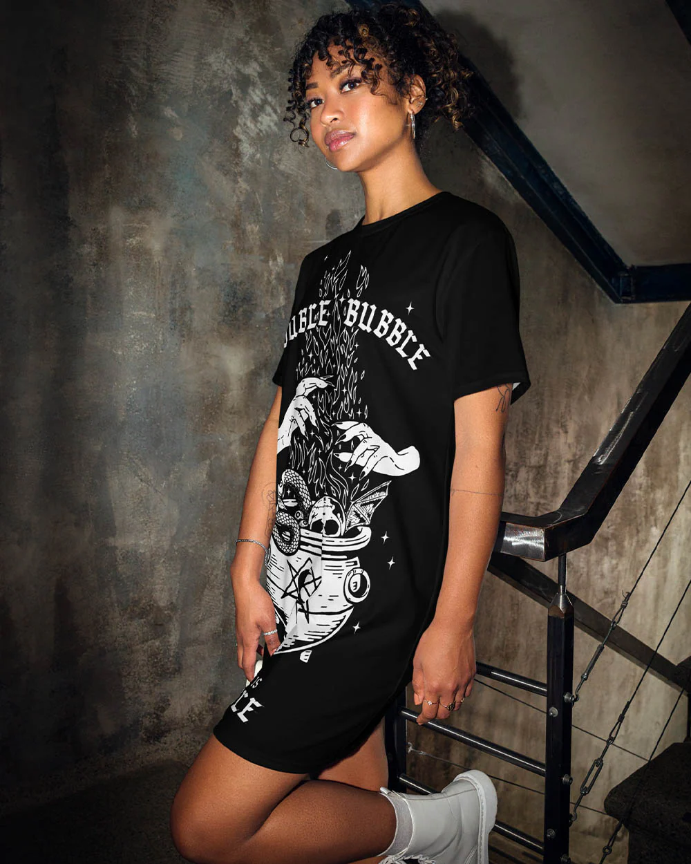Double Bubble Tee Dress - Image 3