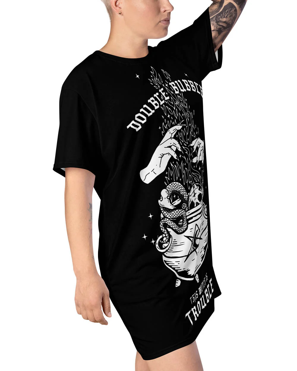Double Bubble Tee Dress - Image 7