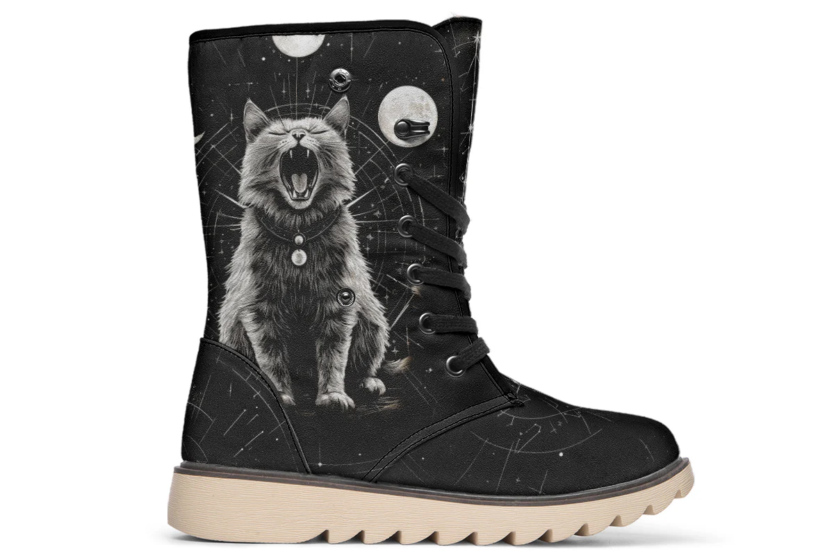 Eclipse Cat Fold Over Winter Boots - Image 2