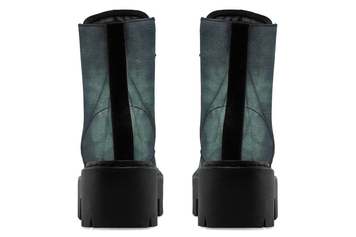 Emerald Fog Platform Boots - Image 6