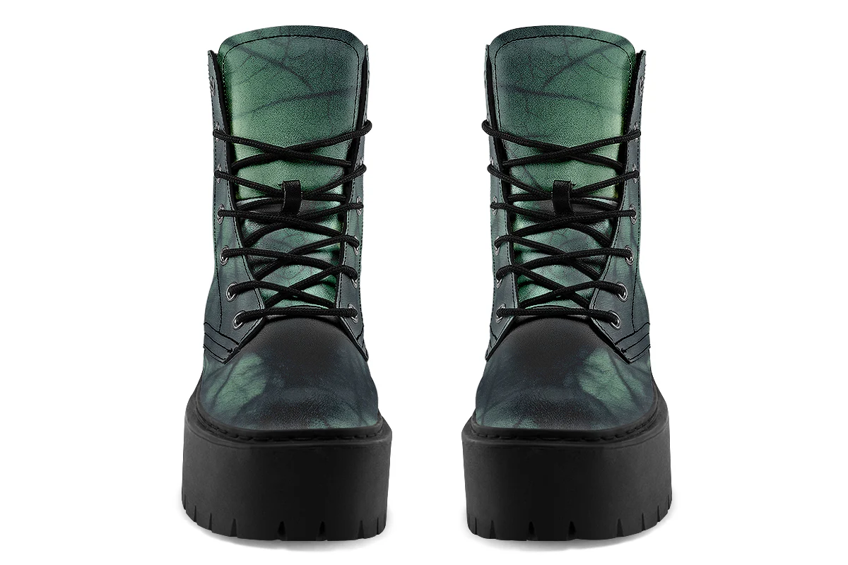 Emerald Fog Platform Boots - Image 7