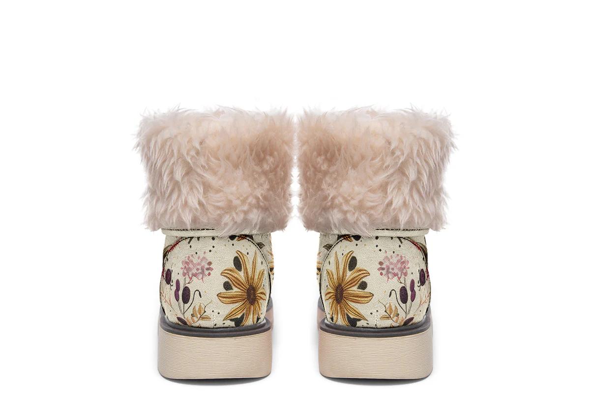 Enchanted Blossoms Fold Over Winter Boots - Image 13