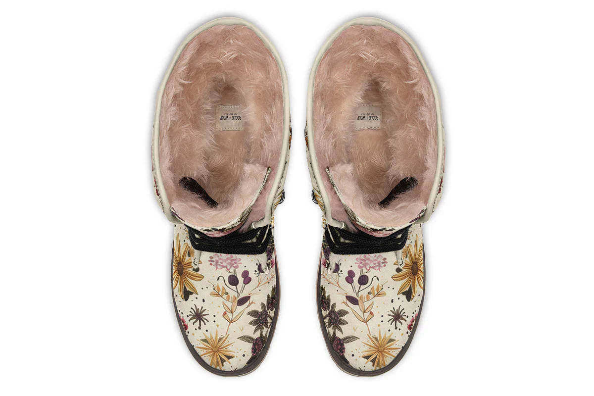 Enchanted Blossoms Fold Over Winter Boots - Image 7