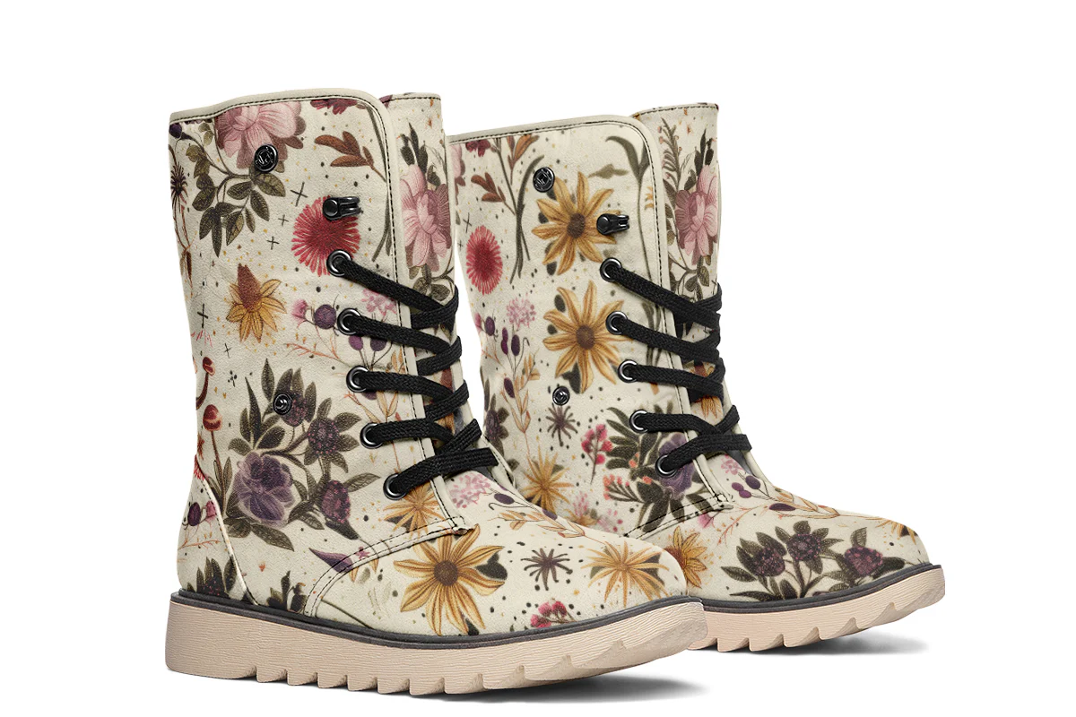 Enchanted Blossoms Fold Over Winter Boots - Image 9