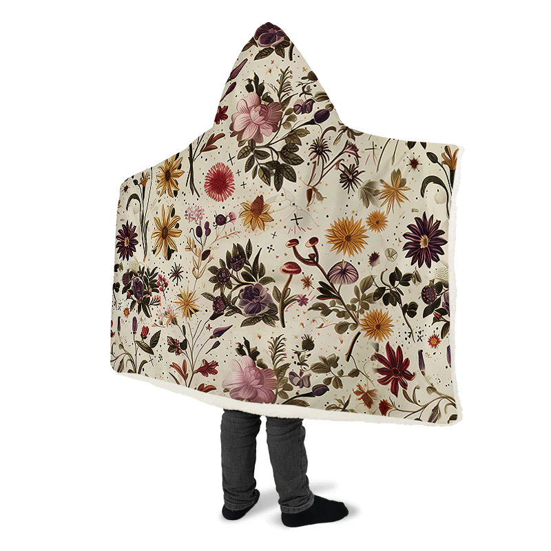 Enchanted Blossoms Hooded Blanket - Image 10