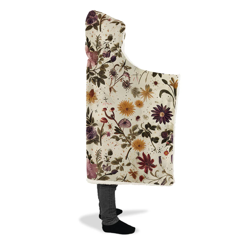 Enchanted Blossoms Hooded Blanket - Image 11