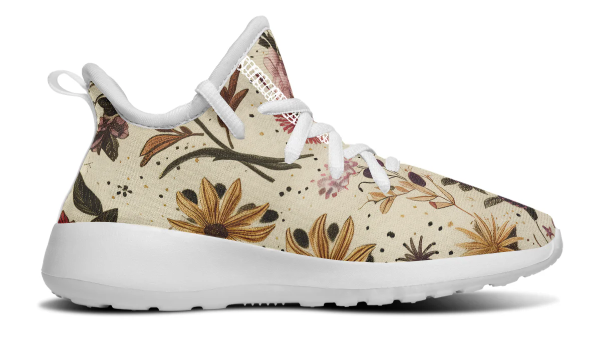 Enchanted Blossoms Kids Sneakers - Image 13