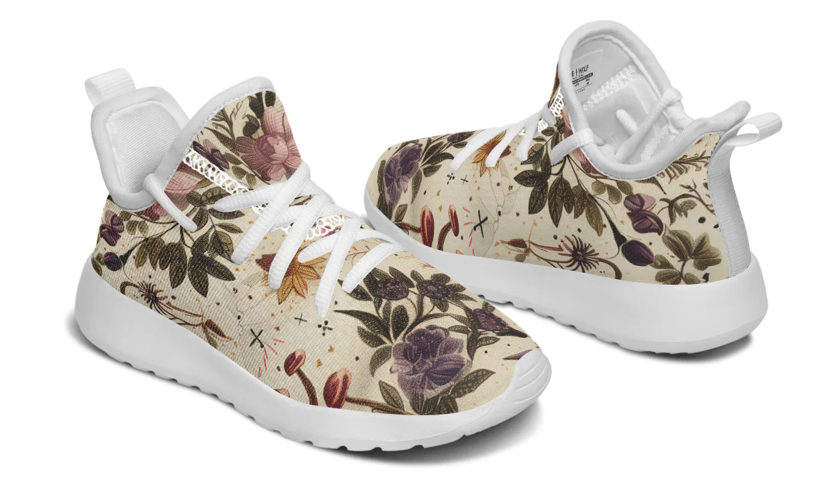 Enchanted Blossoms Kids Sneakers - Image 14