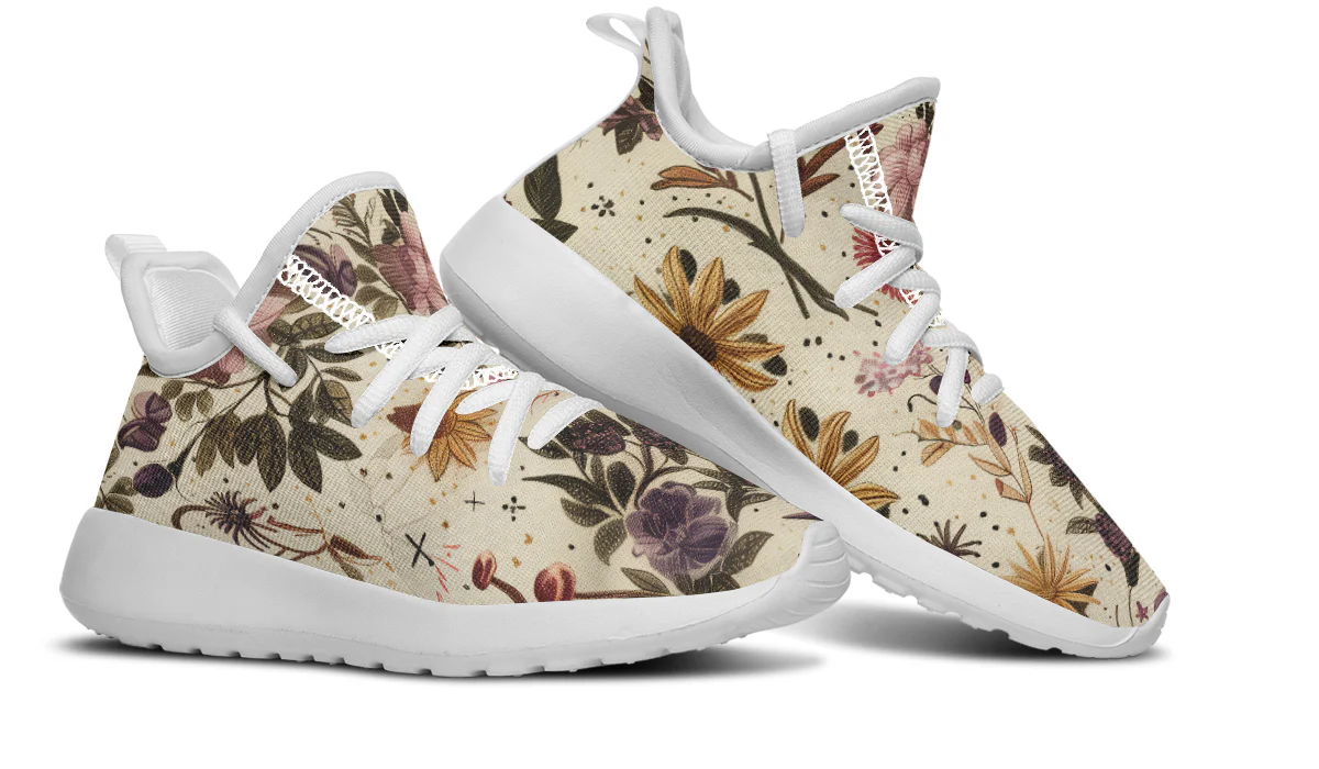 Enchanted Blossoms Kids Sneakers - Image 19