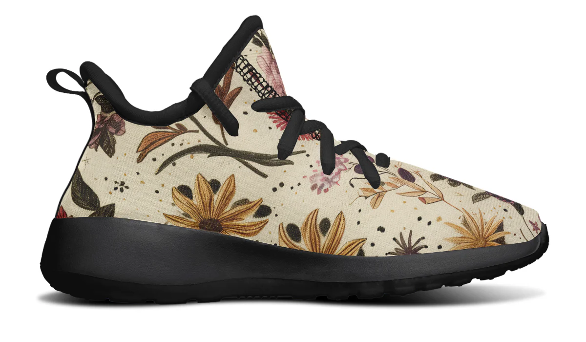 Enchanted Blossoms Kids Sneakers - Image 3