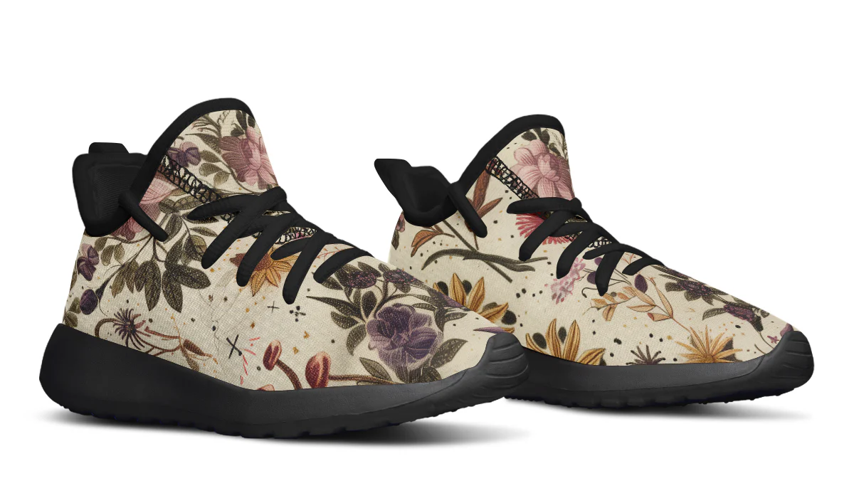 Enchanted Blossoms Kids Sneakers - Image 6