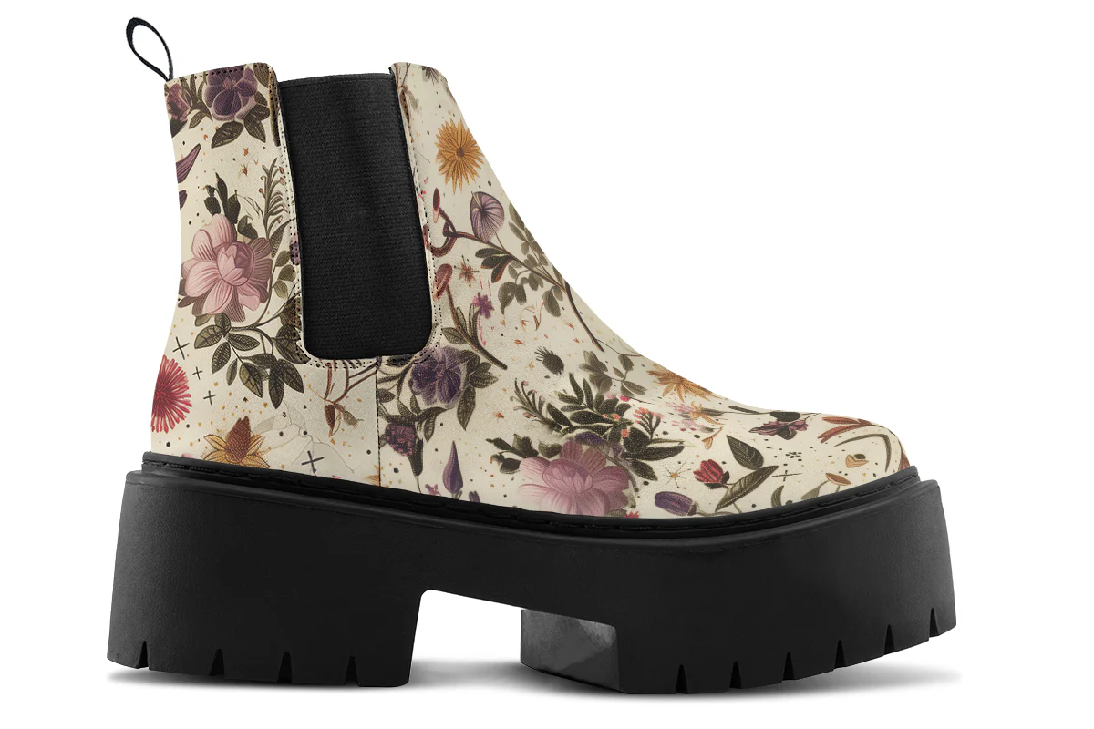Enchanted Blossoms Platform Chelsea Boots - Image 2