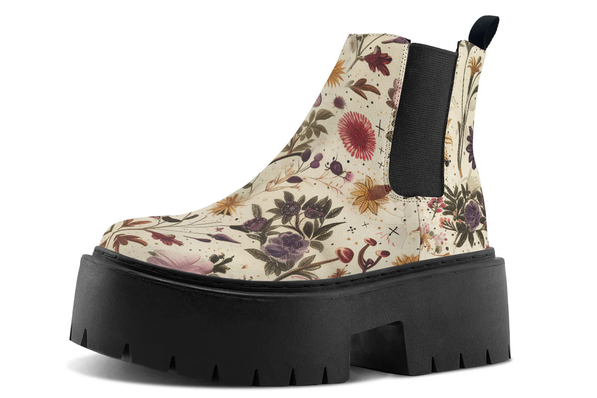 Enchanted Blossoms Platform Chelsea Boots - Image 3