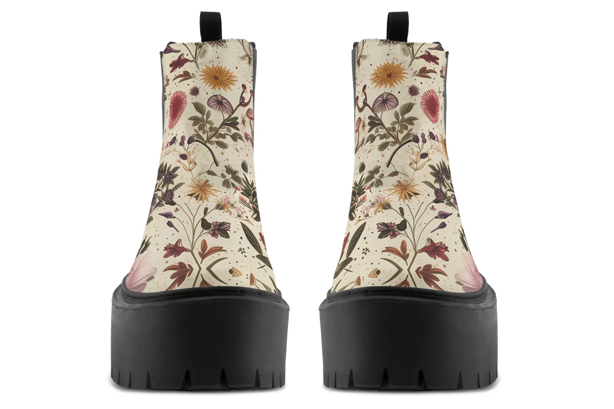 Enchanted Blossoms Platform Chelsea Boots - Image 7
