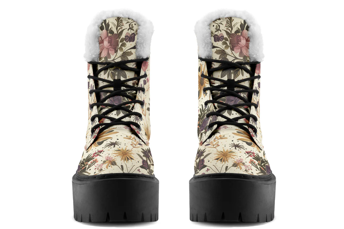 Enchanted Blossoms Platform Winter Boots - Image 7