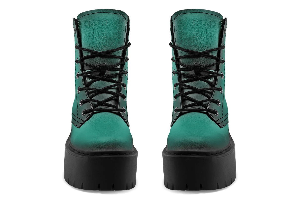 Enchanted Emerald Platform Boots - Image 7