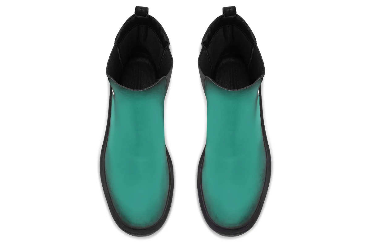 Enchanted Emerald Platform Chelsea Boots - Image 8