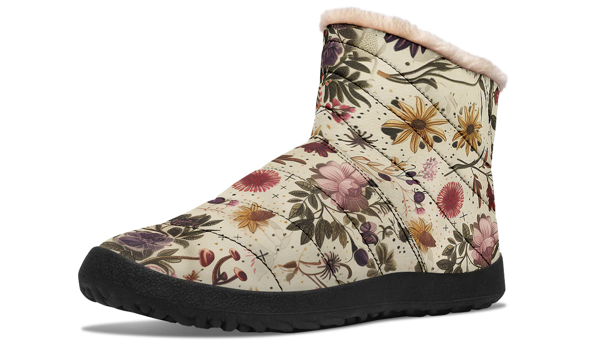 Enchanted Blossoms Comfy Winter Boots - Image 2