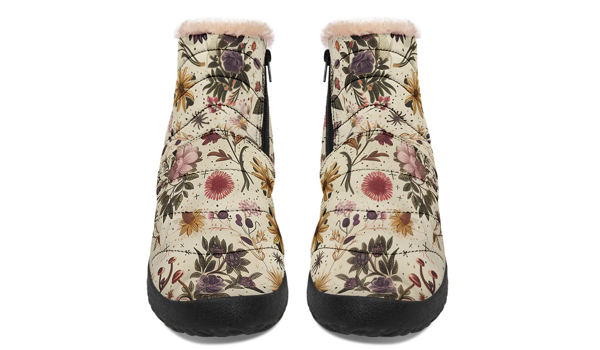 Enchanted Blossoms Comfy Winter Boots - Image 4