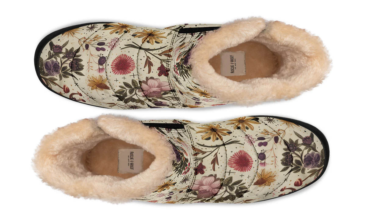 Enchanted Blossoms Comfy Winter Boots - Image 6