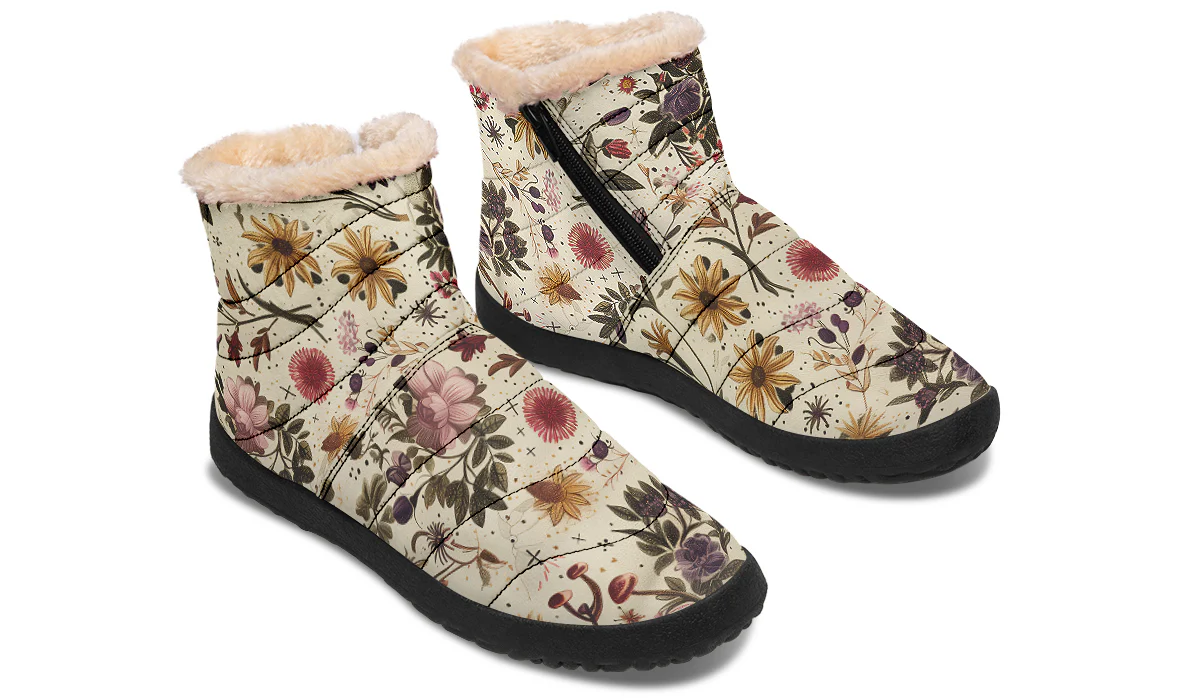 Enchanted Blossoms Comfy Winter Boots - Image 8
