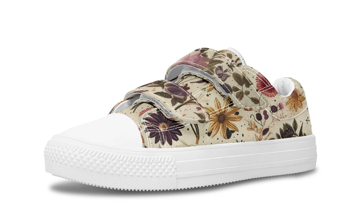 Enchanted Blossoms Kids Low Tops - Image 10