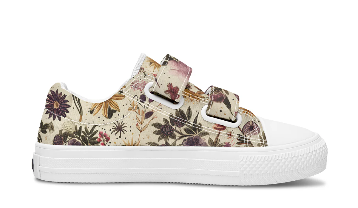 Enchanted Blossoms Kids Low Tops - Image 11