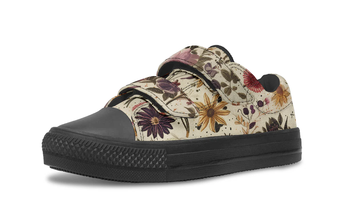 Enchanted Blossoms Kids Low Tops - Image 2
