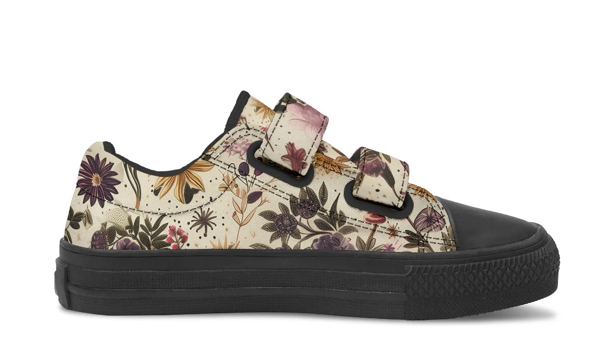 Enchanted Blossoms Kids Low Tops - Image 3