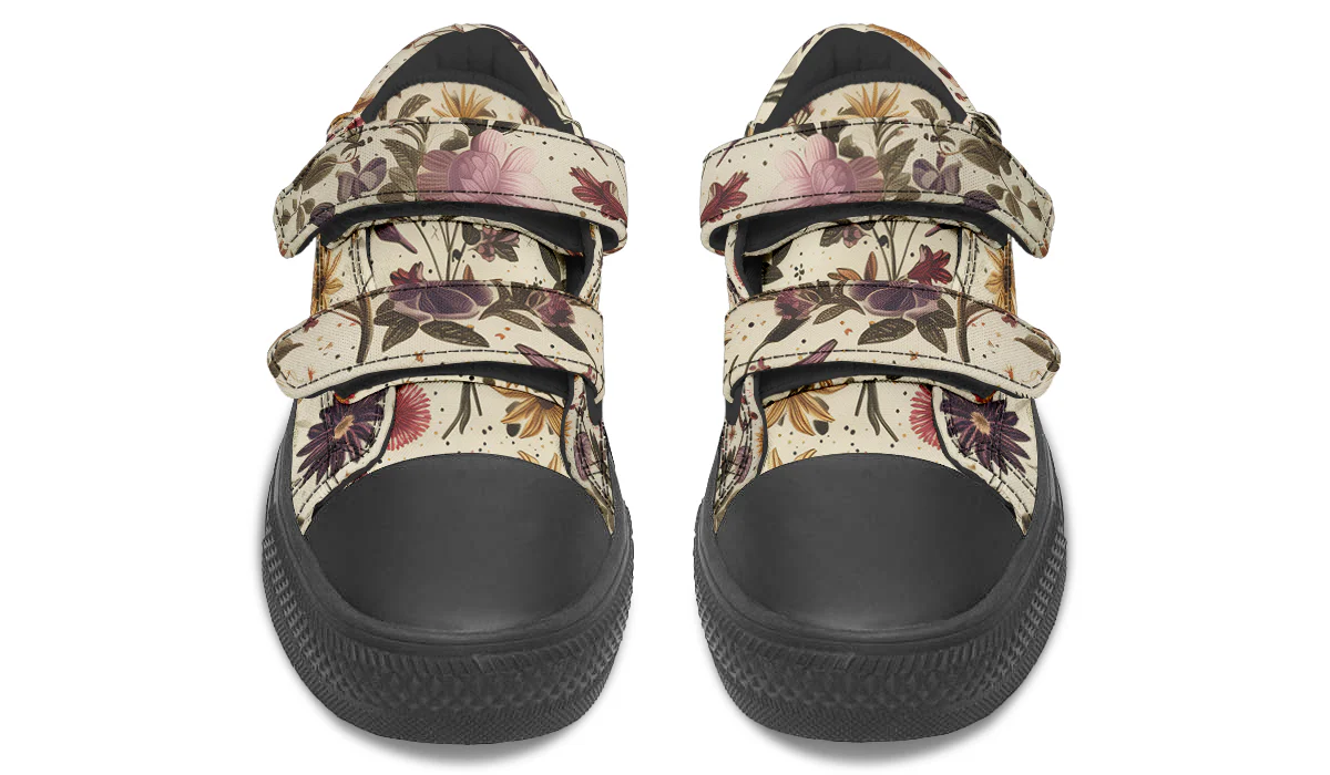 Enchanted Blossoms Kids Low Tops - Image 4