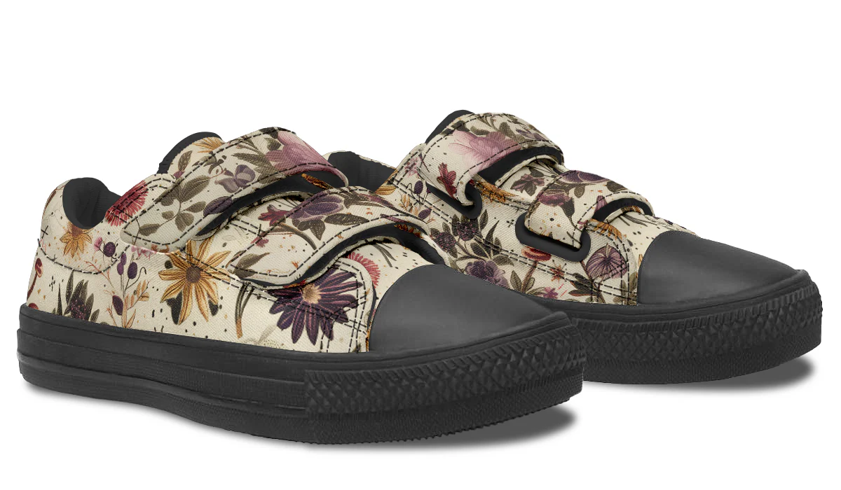 Enchanted Blossoms Kids Low Tops - Image 7