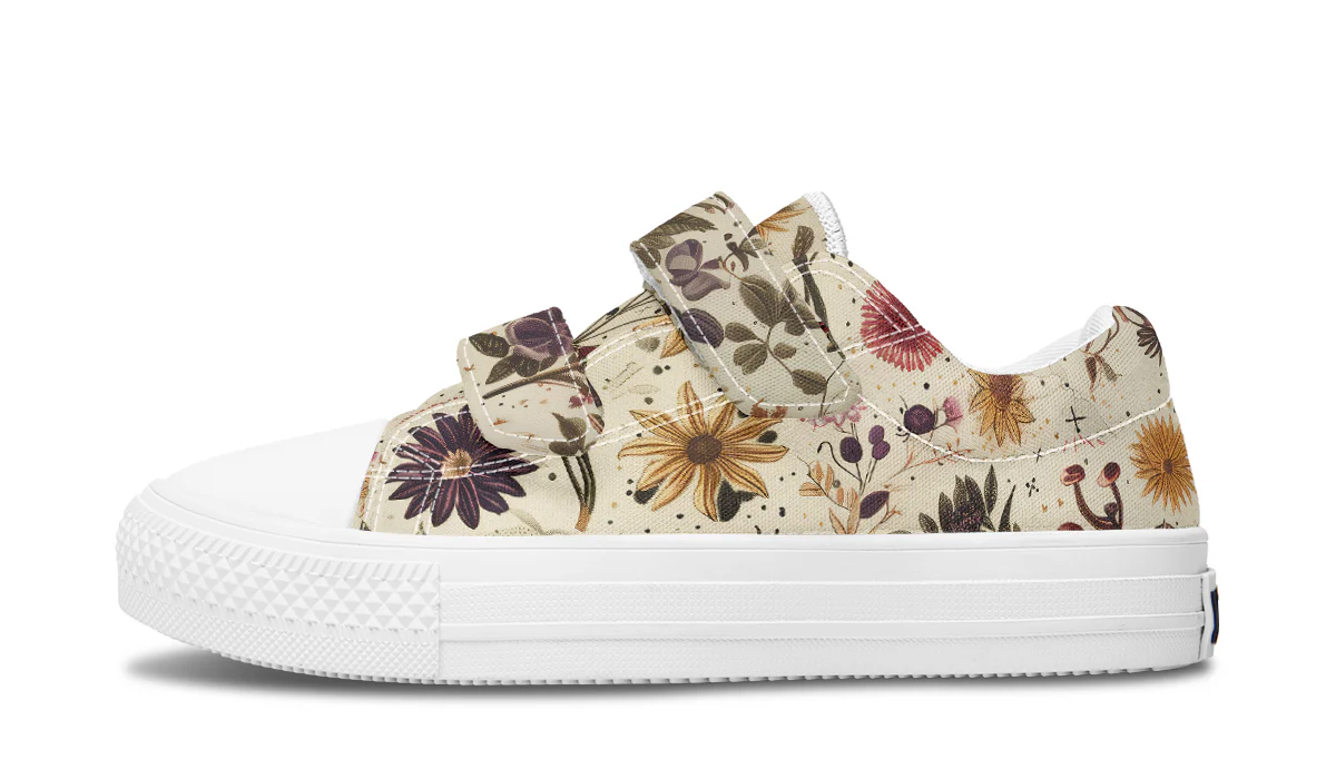 Enchanted Blossoms Kids Low Tops - Image 9