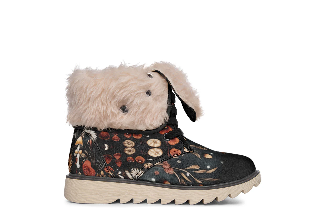 Faery Fungi Fold Over Winter Boots - Image 10